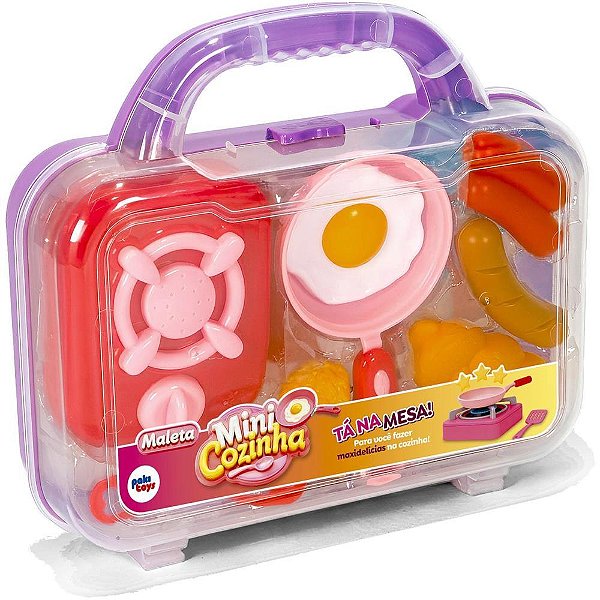Brincando de casinha maleta mini cozinha - pakitoys (unidade)