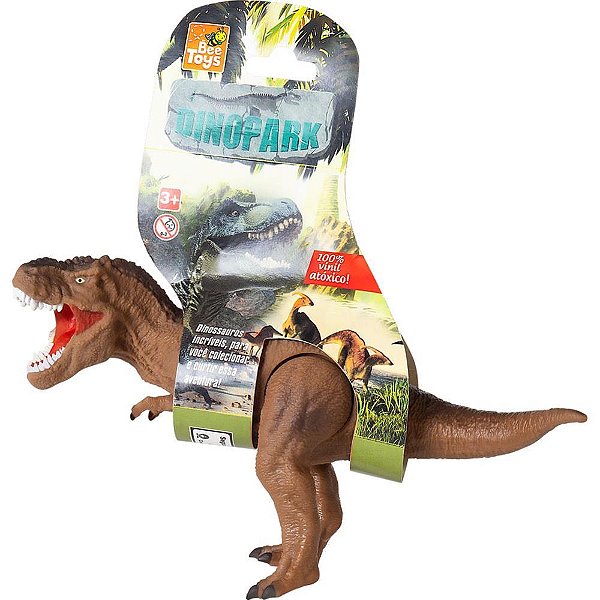 Dinossauro rex pequeno na cinta - bee toys (unidade)