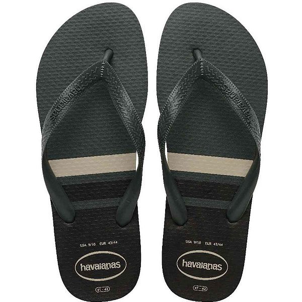 Chinelo havaianas masculino color essential 39/0 verde oli - havaianas (par)