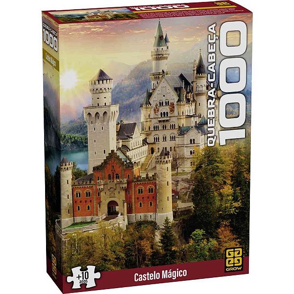 Quebra-cabeca cartonado castelo magico 1000pcs - grow (unidade)