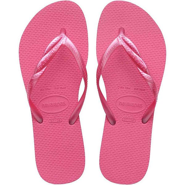 Chinelo havaianas feminino fantasia ii 37/8 rosa flux - havaianas (par)