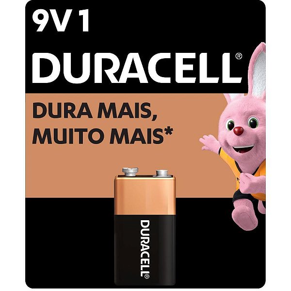Pilha bateria 9v alcalina - duracell (bl.c/01)