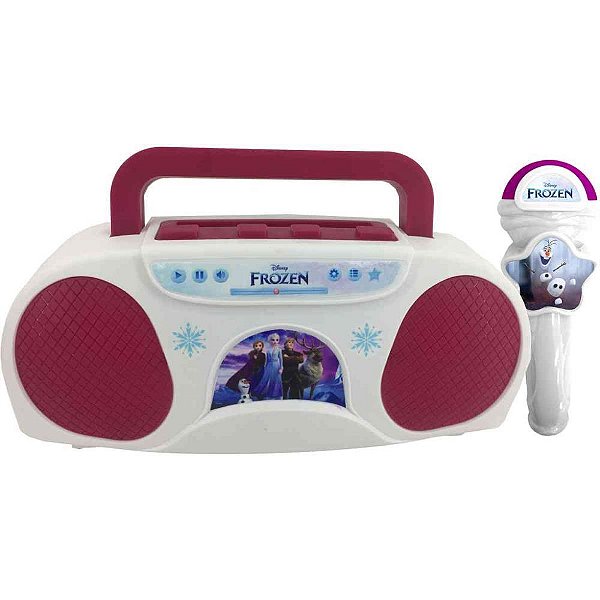 Brinquedo diverso frozen boom box karaoke - candide (unidade)