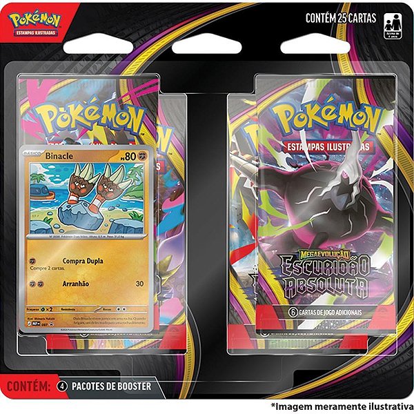 Jogo de cartas pokemon me05 escuridao absolut - copag (bl.c/04)