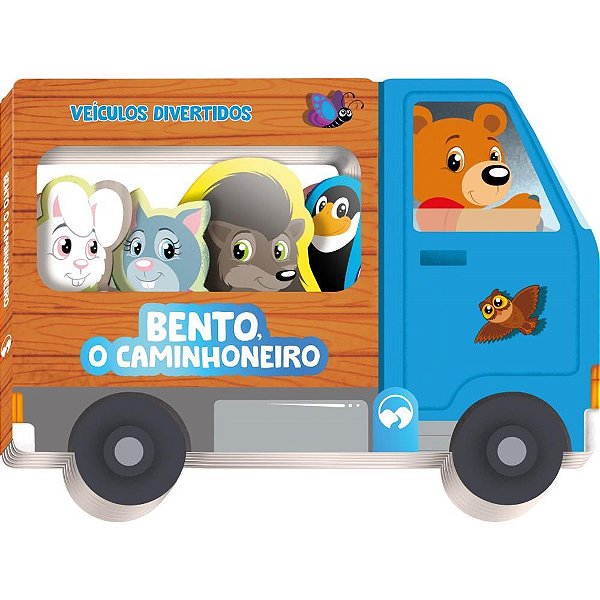 Livro infantil colorir veiculo divertido bento caminh - vale das letras (unidade)