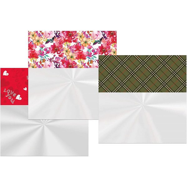 Saco para cesta 45x59cm. decorado sortido - packpel (pct.c/20)