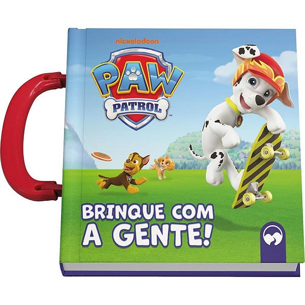 Livro infantil colorir patrulha canina brinque c/alca - vale das letras (unidade)