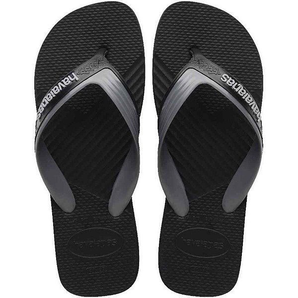 Chinelo havaianas masculino dual 39/0 preto/cinza - havaianas (par)
