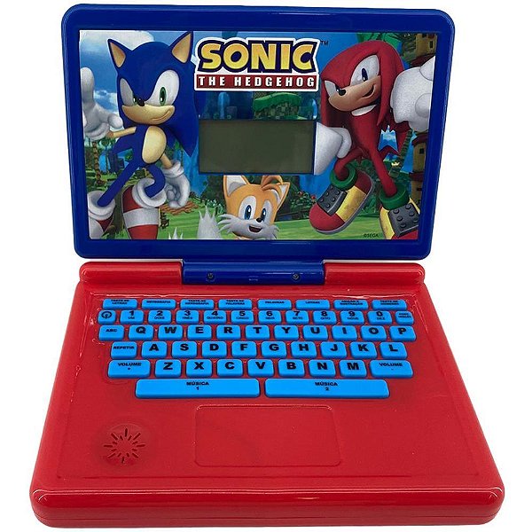 Laptop infantil sonic minigame bilingue - candide (unidade)