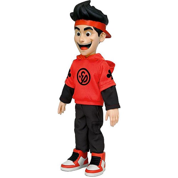 Boneco e personagem enaldinho 25cm c/colar poder - baby brink (unidade)