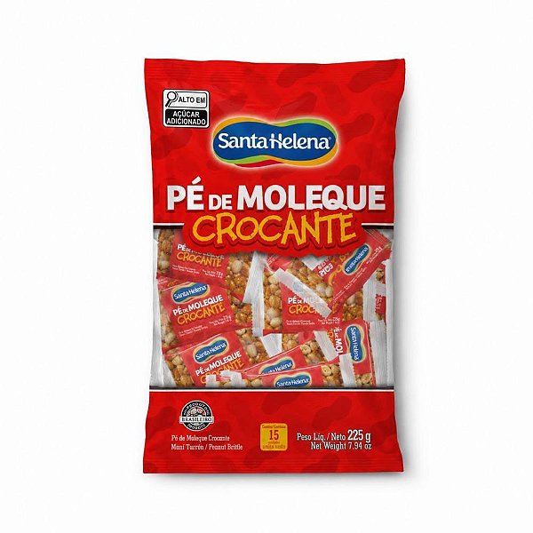 Doce pe de moleque crocante 225g - santa helena (unidade)