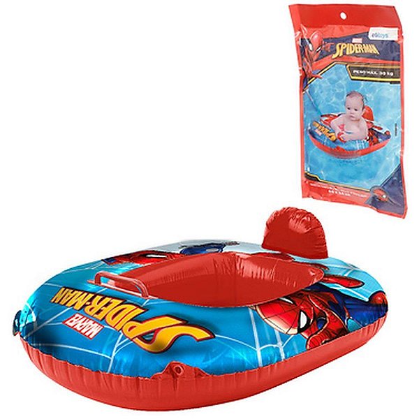 Boia inflavel spider-man fralda 66x54cm - etitoys (unidade)