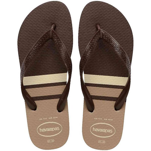 Chinelo havaianas masculino color essential 41/2 cafe - havaianas (par)