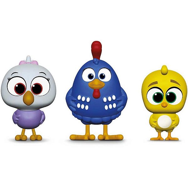 Boneco e personagem galinha pintadinha turma - elka (unidade)