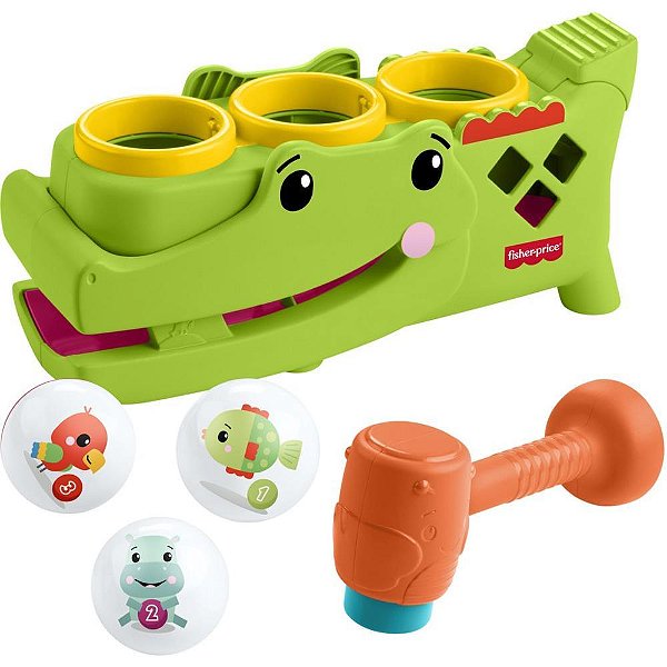 Fisher-price infant crocodilo bolinhas divertidas - mattel (unidade)
