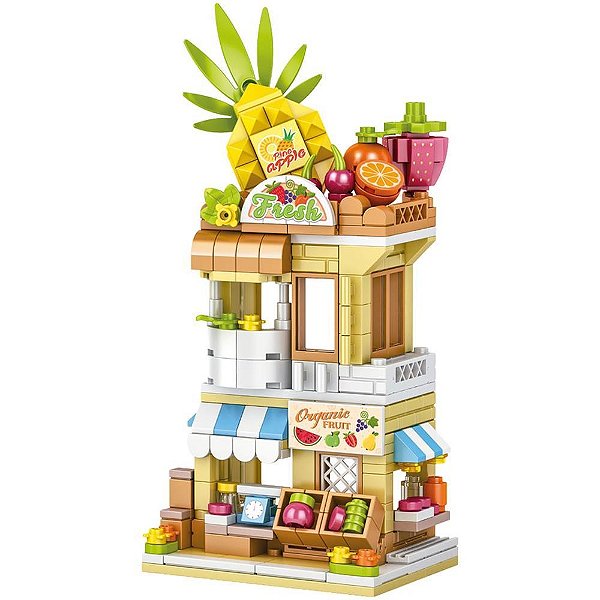 Brinquedo para montar mini cidade quitandinha 271pcs - bbr toys (unidade)
