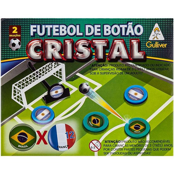 Futebol de botao 2 times brasil x franca - gulliver (unidade)
