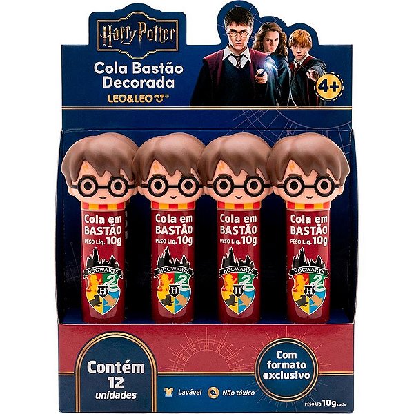 Cola em bastao harry potter 3d 10g. - leonora (dp.c/12)