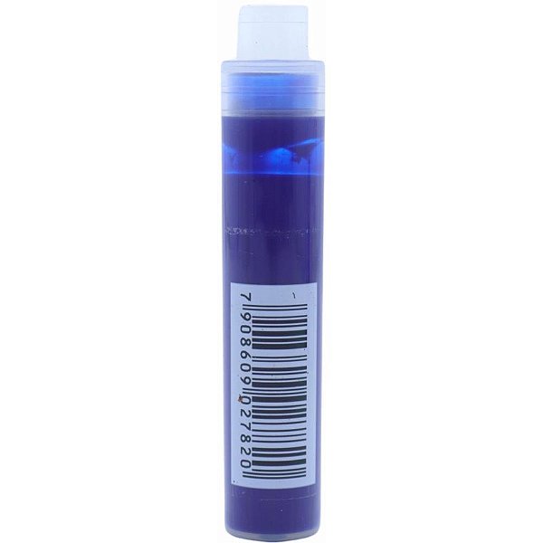 Tinta marcador quadro branco refil 6.5ml azul - make+ (cx.c/24)