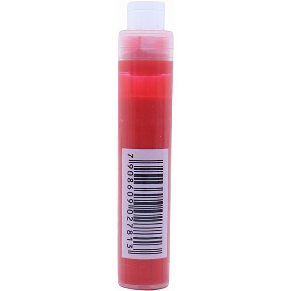 Tinta marcador quadro branco refil 6.5ml vermelho - make+ (cx.c/24)