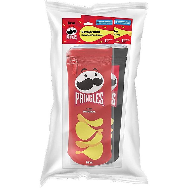 Estojo simples pringles 2cores - brw (pct.c/02)