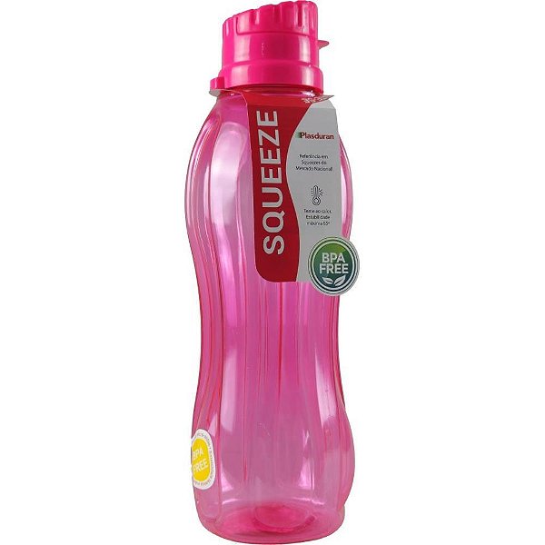 Squeeze redonda transl. 1 litro transp - plasduran (unidade)