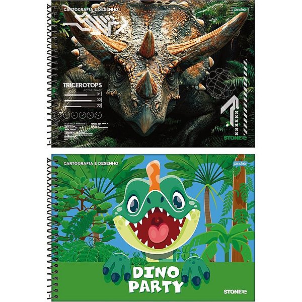 Caderno desenho univ capa dura stone cd espiral 80fls. - jandaia (pct.c/04)