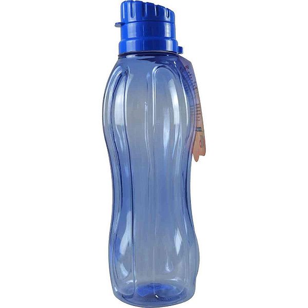 Squeeze redonda transl. 700ml azul - plasduran (unidade)