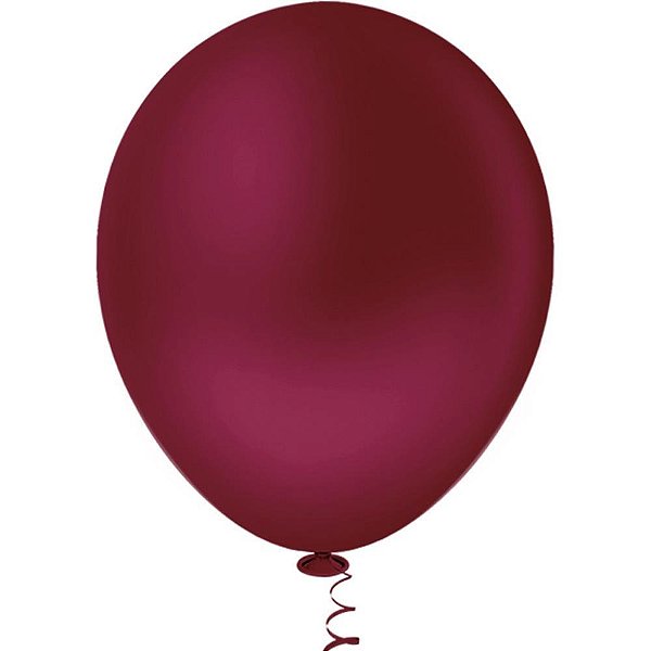 Balao 9 liso vinho pic pic - riberball (pct.c/50)
