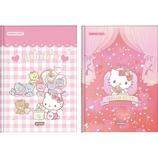 Agenda 2027 hello kitty cd.224fl.117x162mm - jandaia (pct.c/04)