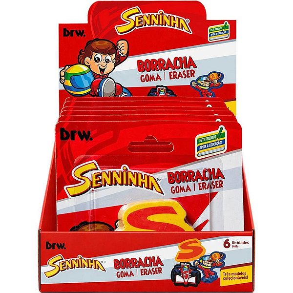 Borracha decorada senninha 3 modelos - brw (dp.c/06)