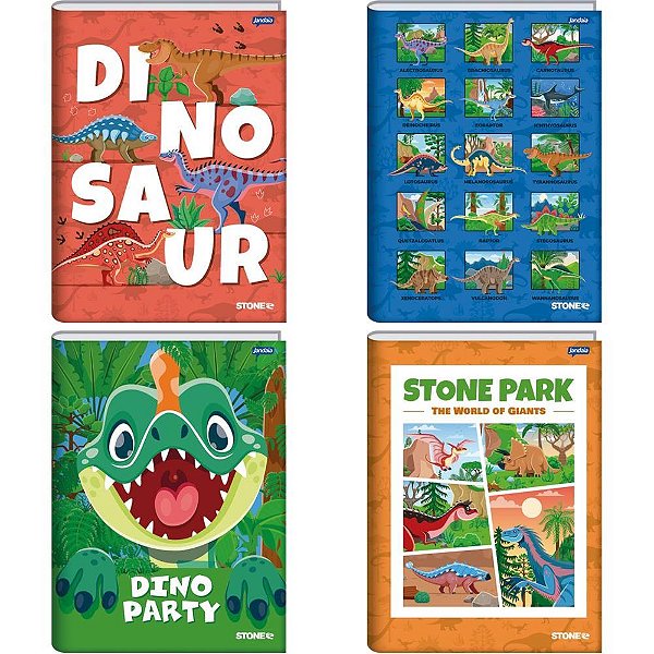 Caderno brochurao capa dura stone 80fls. - jandaia (pct.c/05)