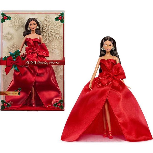 Barbie collector signature holiday 2026 latina - mattel (unidade)