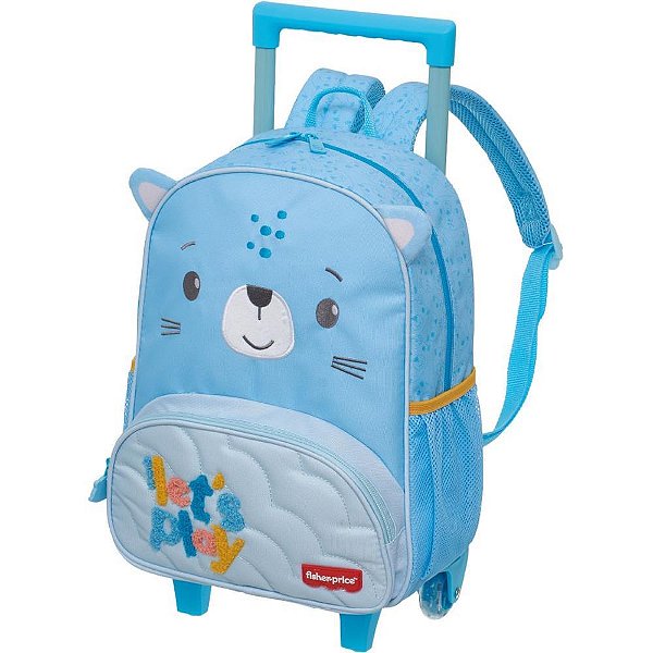 Mochila infantil com rodinha fisher price play time azul - pacific (unidade)