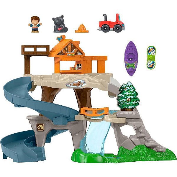 Fisher-price entretenimento playset montanha surpresa 45cm - mattel (unidade)