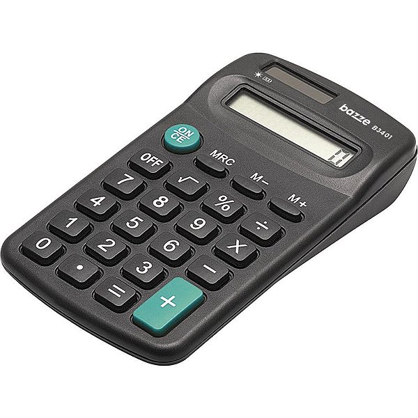 Calculadora de bolso 8 dig. bazze b3401 preta - summit (unidade)