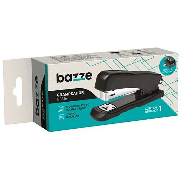 Grampeador metal b5316 26/6 30fls preto - summit (unidade)