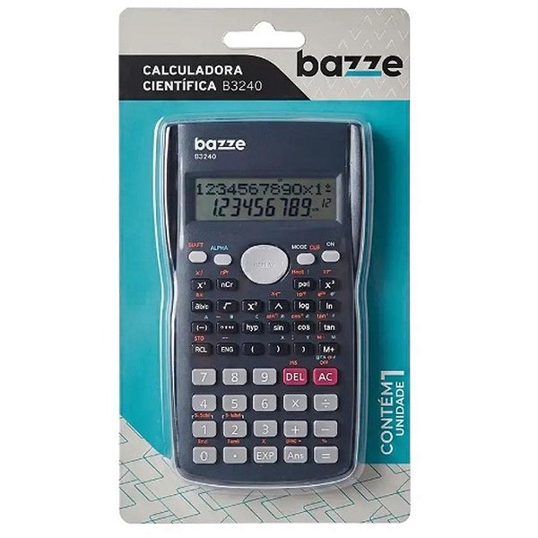 Calculadora cientifica 240 funcoes bazze b3240 preta - summit (unidade)