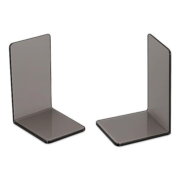 Bibliocanto plastico fume - carbrink (par)