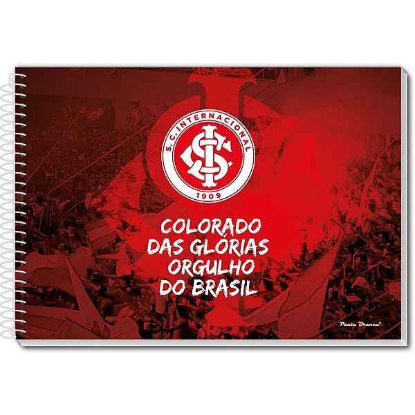 Caderno desenho univ capa dura internacional 96fls esp. - pauta (pct.c/04)