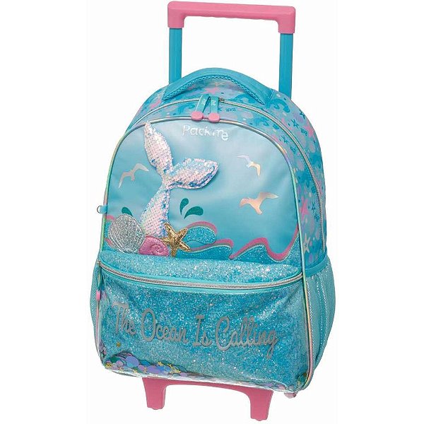 Mochila infantil com rodinha packme ocean azul - pacific (unidade)