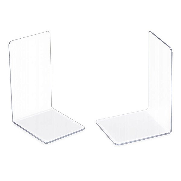 Bibliocanto plastico cristal - carbrink (par)