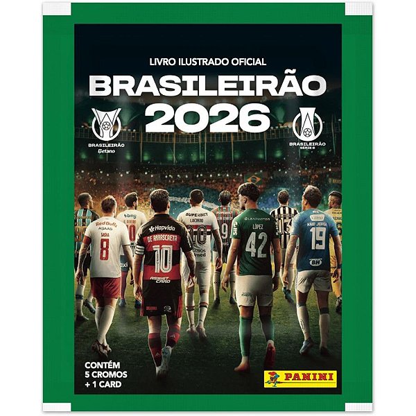 Figurinhas brasileirao 2026 env.c/05 - panini (pct.c/20)