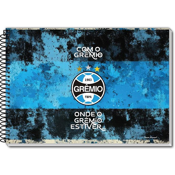 Caderno desenho univ capa dura gremio 96fls espiral - pauta (pct.c/04)