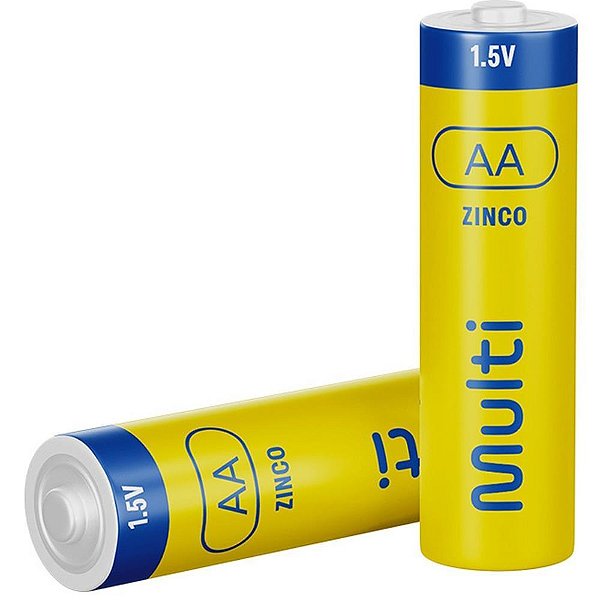 Pilha zinco pequena aa - multi (bl.c/04)