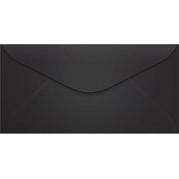 Envelope oficio colorido 114x229 preto - scrity (pct.c/100)