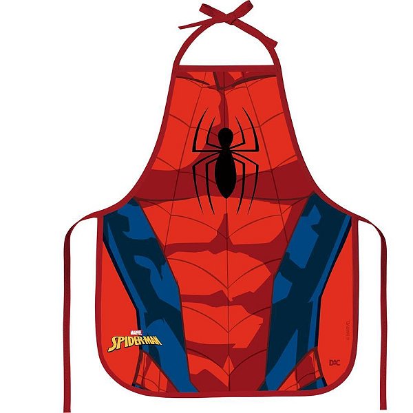 Avental escolar decorado homem aranha 385x485mm - dac (unidade)