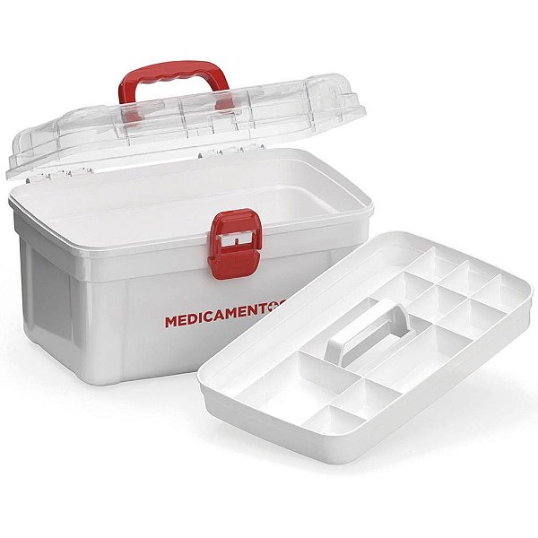Organizador caixa medicamentos 12l - nitron (unidade)