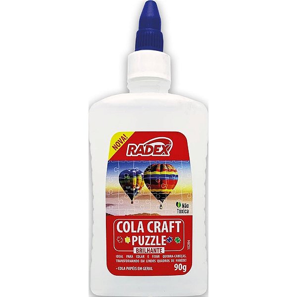 Quebra-cabeca acessorios cola craft puzzle brilhant 90g - radex (pct.c/06)
