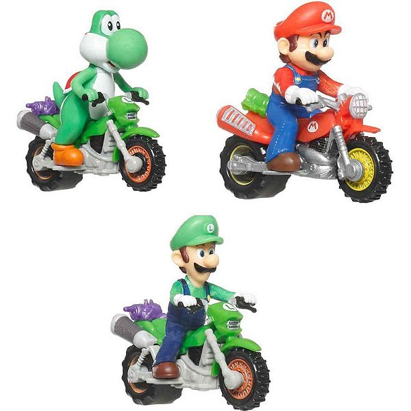 Hot wheels mario kart super mario movie die-cast (sortido) - mattel (cx.c/06)